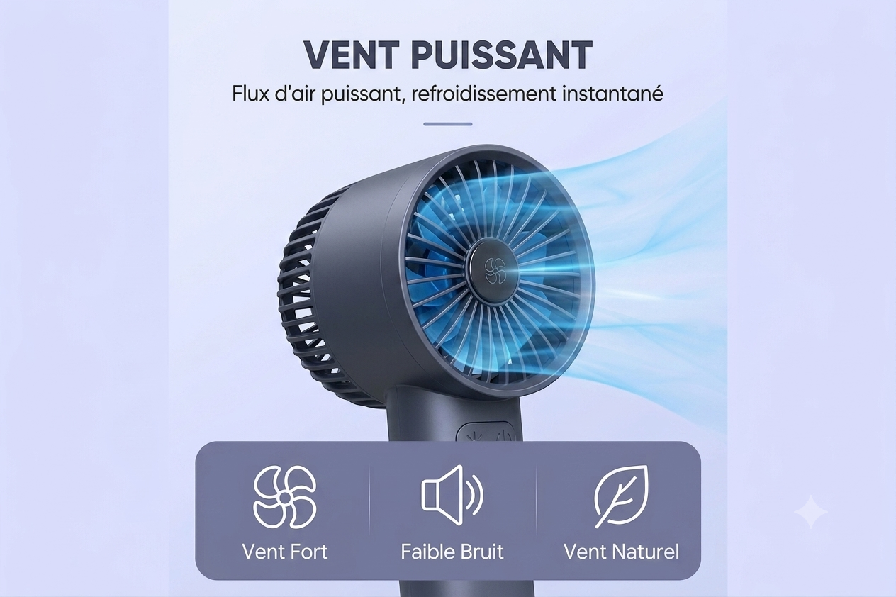 Mini Ventilateur de Poche